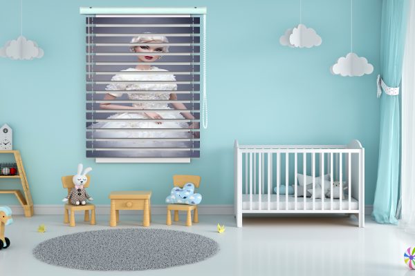 پرده زبرا طرح عروسک کد Z1166