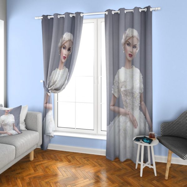 پرده چاپی طرح باربی DH1166