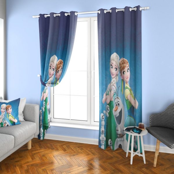 پرده چاپی طرح فروزن DH1170