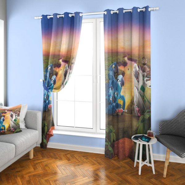 پرده چاپی طرح ریو DH1174