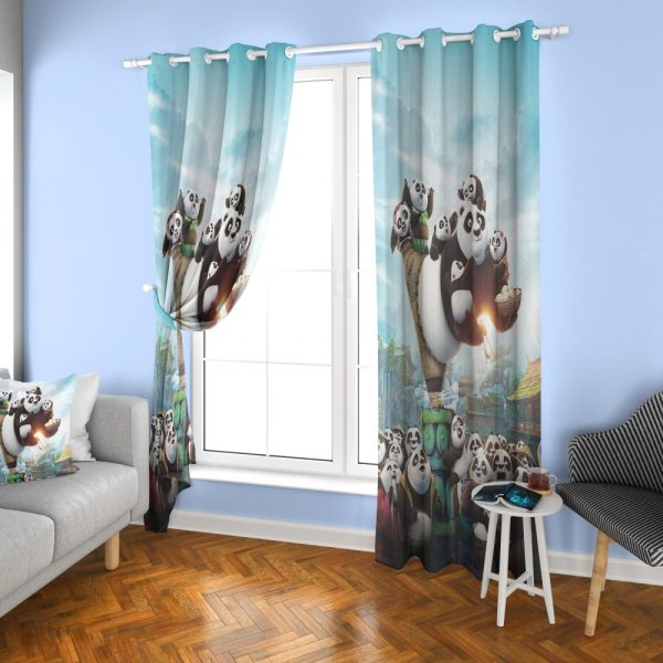 پرده چاپی طرح کونگ فو کار DH1177