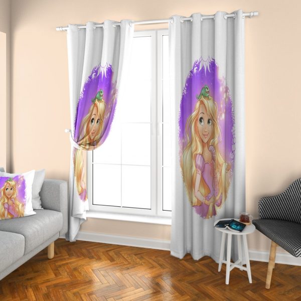 پرده چاپی طرح راپونزل DH1179