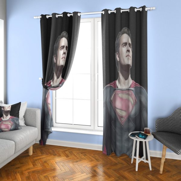 پرده چاپی طرح سوپرمن DH1180
