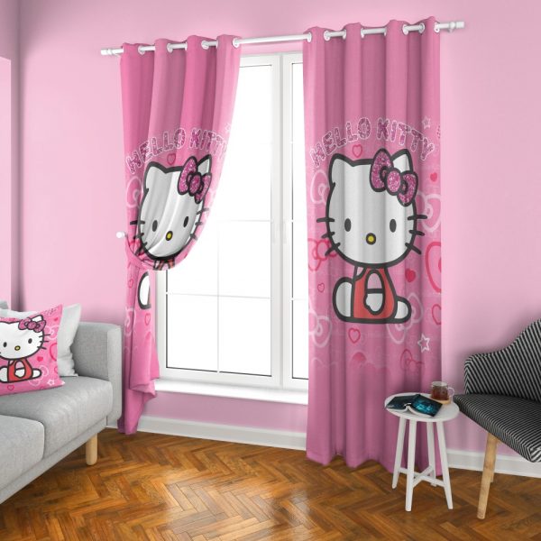 پرده چاپی طرح کیتی DH1181