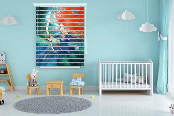 پرده زبرا طرح انیمیشن شجاع کد Z1185