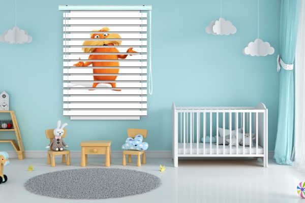 پرده زبرا طرح انیمیشن لوراکس کد Z1186