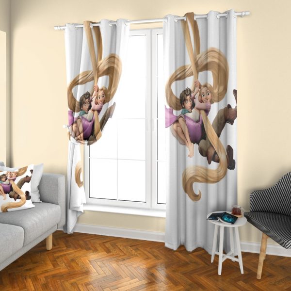 پرده چاپی طرح راپونزل DH1192