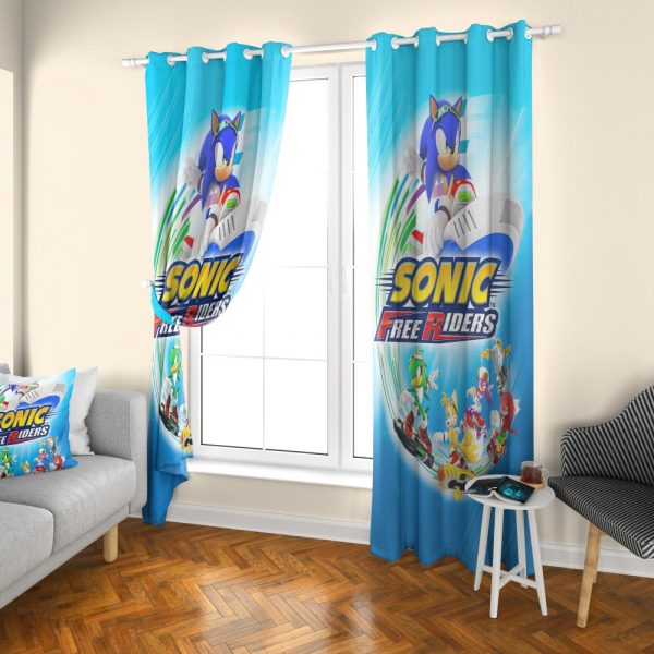 پرده چاپی طرح سونیک DH1196