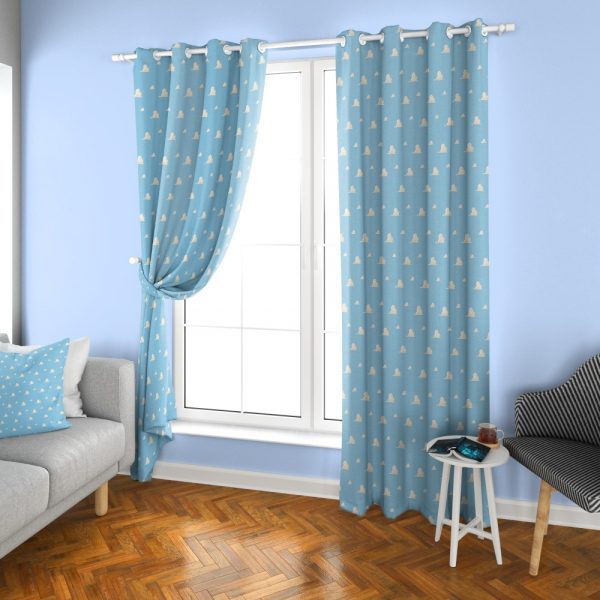 پرده چاپی طرح ابر DH1198