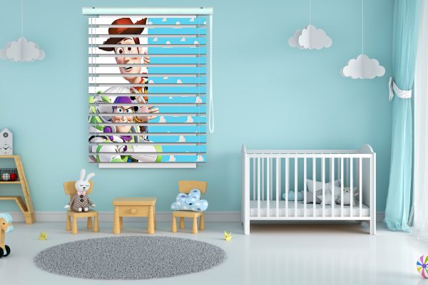 پرده زبرا طرح انیمیشن اسباب بازی ها کد Z1201