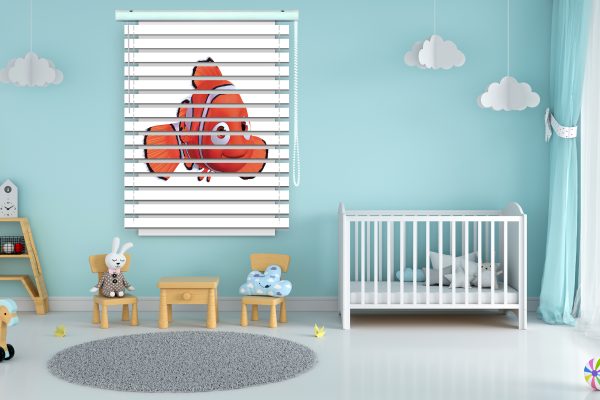 پرده زبرا طرح انیمیشن نمو Z1202