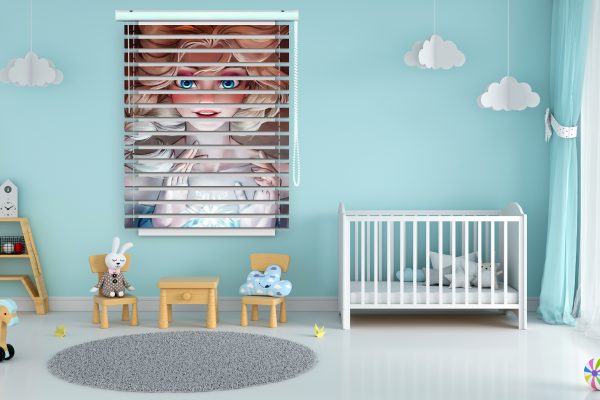 پرده زبرا طرح انیمیشن فروزن کد Z1203