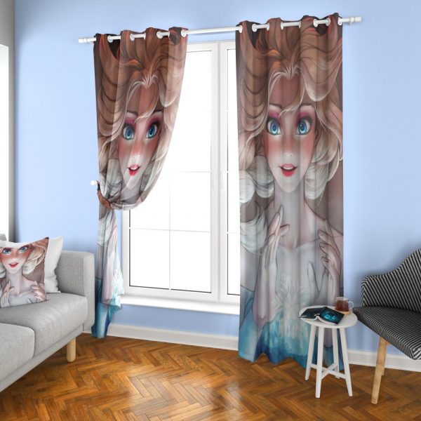 پرده چاپی طرح السا DH1203