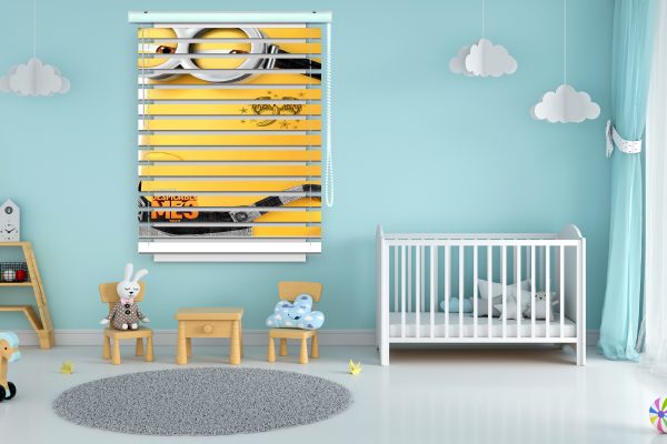 پرده زبرا طرح انیمیشن مینیون ها کد Z1205