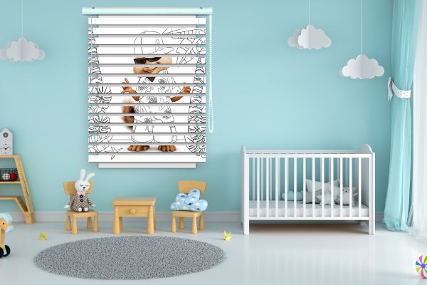 پرده زبرا طرح انیمیشن آلوین و سنجاب ها کد Z1209