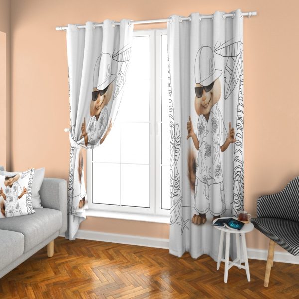 پرده چاپی طرح آلوین DH1209