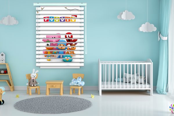 پرده زبرا طرح کارتون پوکویو کد Z1212