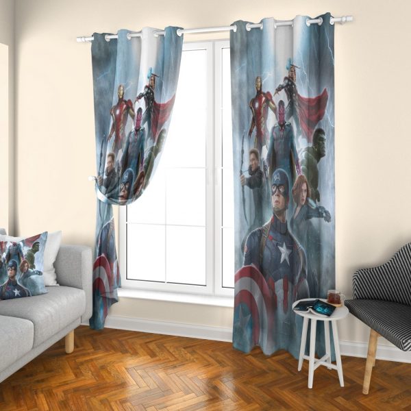 پرده چاپی طرح اونجرز DH1213