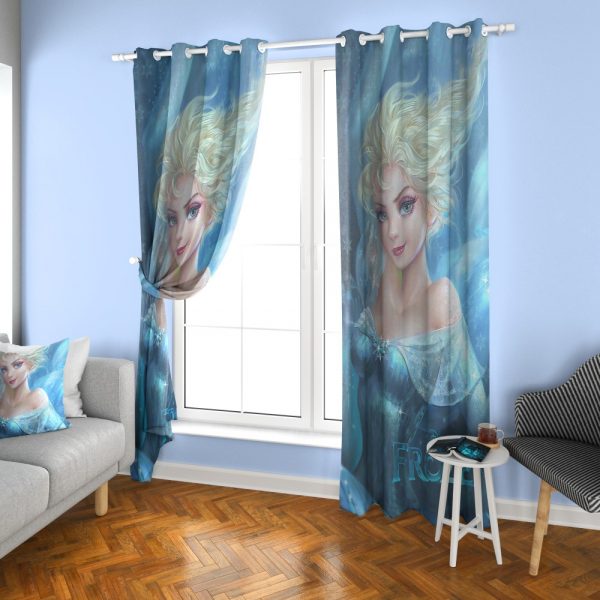 پرده چاپی طرح السا DH1218