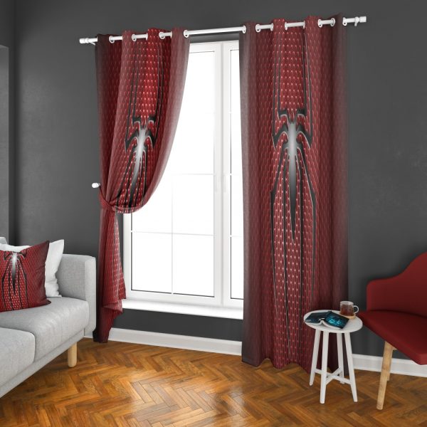 پرده چاپی طرح مرد عنکبوتی DH1219