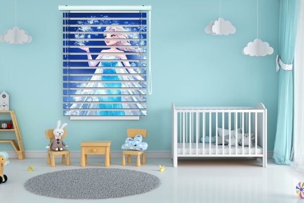 پرده زبرا طرح انیمیشن فروزن کد Z1225