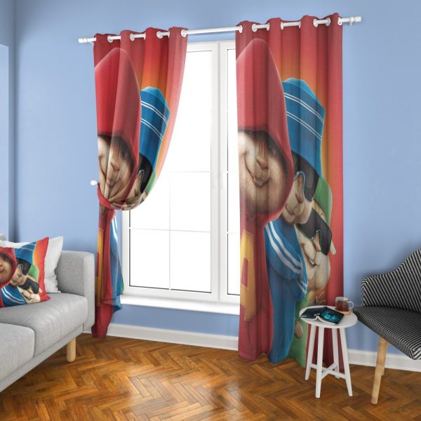 پرده چاپی طرح آلوین و سنجاب‌ها DH1226