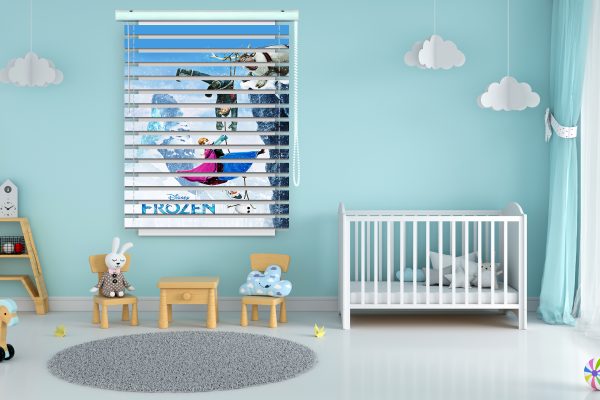 پرده زبرا طرح انیمیشن فروزن کد Z1228