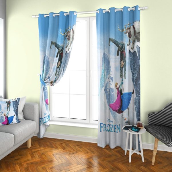 پرده چاپی طرح فروزن DH1228