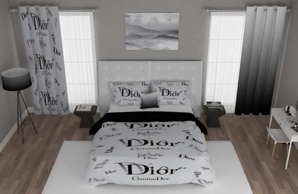 ست پرده و روتختی طرح دیور Dior 53