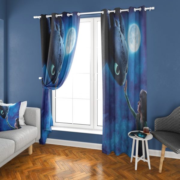 پرده چاپی طرح اژدها سواران DH1230