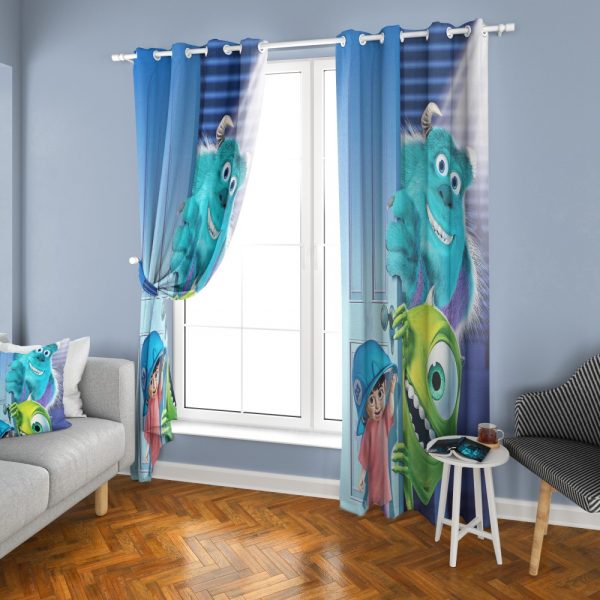 پرده چاپی طرح کارخانه هیولاها DH1235