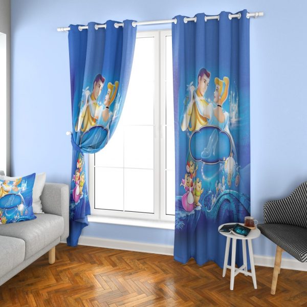 پرده چاپی طرح سیندرلا DH1236