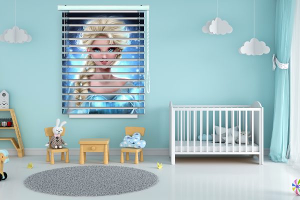 پرده زبرا طرح انیمیشن فروزن کد Z1238