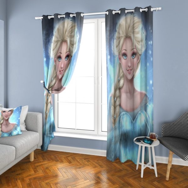 پرده چاپی طرح السا DH1238