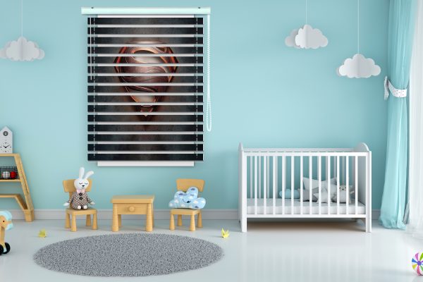 پرده زبرا طرح سوپر من کد Z1242