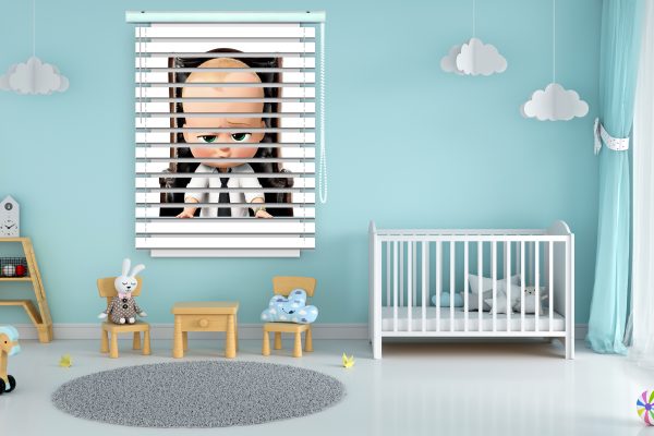 پرده زبرا طرح انیمیشن بچه رئیس کد Z1244