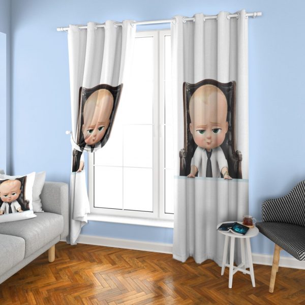 پرده چاپی طرح بچه رئیس DH1244