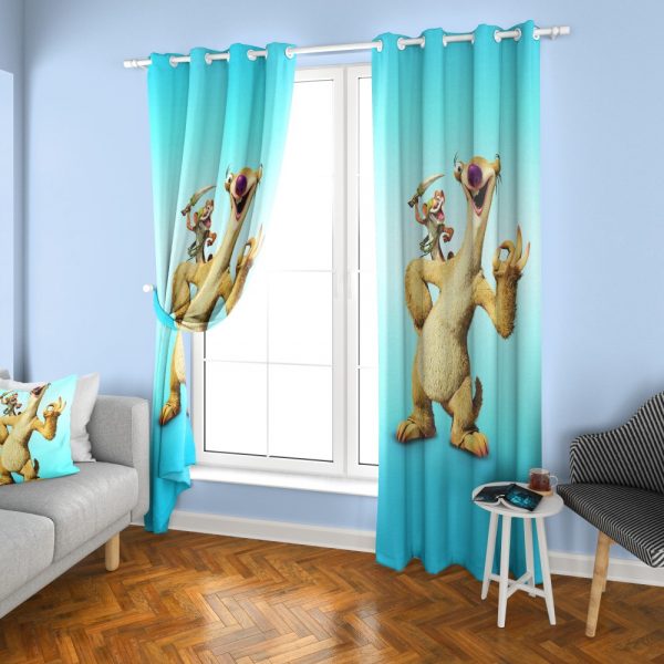 پرده چاپی طرح عصر یخبندان DH1245