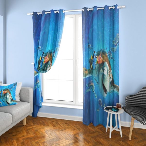 پرده چاپی طرح نمو DH1246
