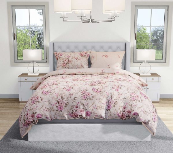 روتختی و ملحفه (دو نفره) طرح گل کد 125-Tarlan