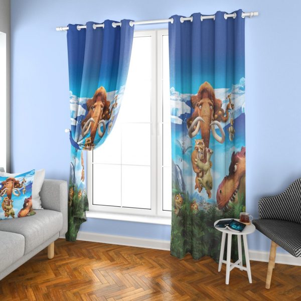 پرده چاپی طرح عصر یخبندان DH1250