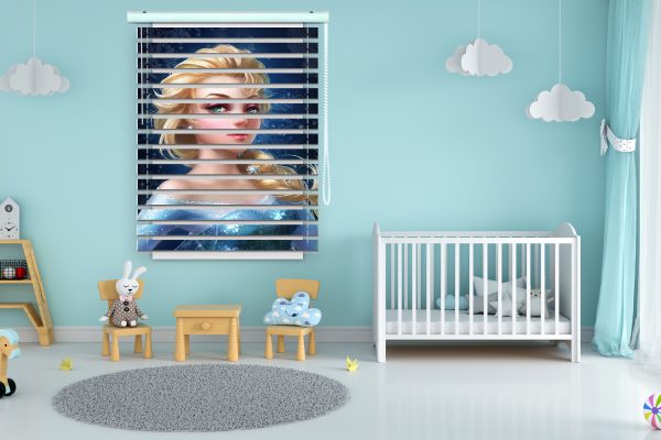 پرده زبرا طرح فروزن کد Z1253