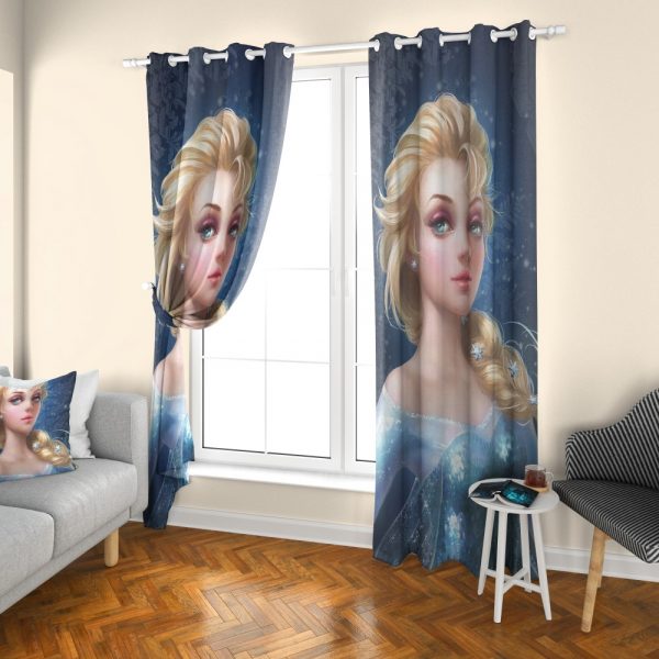 پرده چاپی طرح السا DH1253