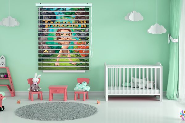 پرده زبرا طرح کارتون تارزان 2 کد Z1257