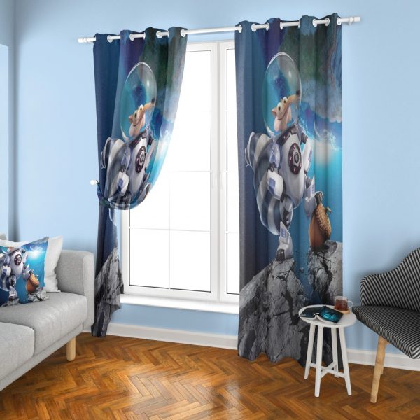 پرده چاپی طرح عصر یخبندان DH1258