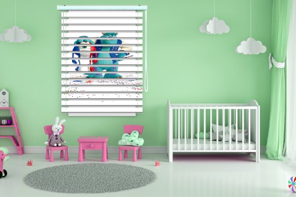 پرده زبرا طرح انیمیشن کمپانی هیولاها کد Z1263