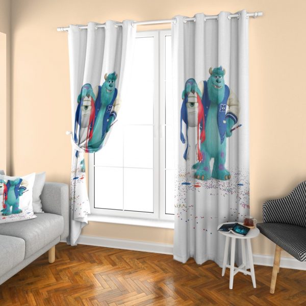 پرده چاپی طرح کارخانه هیولاها DH1263