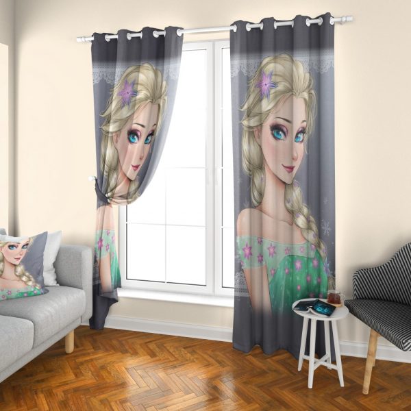 پرده چاپی طرح السا DH1264