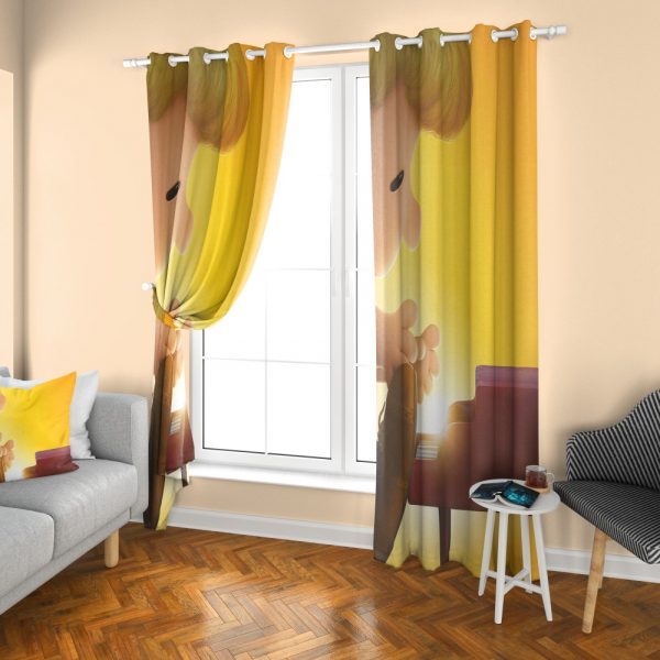 پرده چاپی طرح پسر بچه DH1266