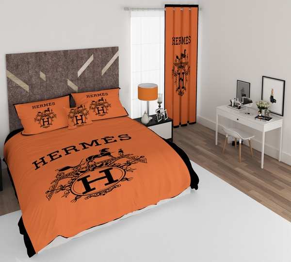 ست پرده و روتختی طرح هرمس Hermes 56